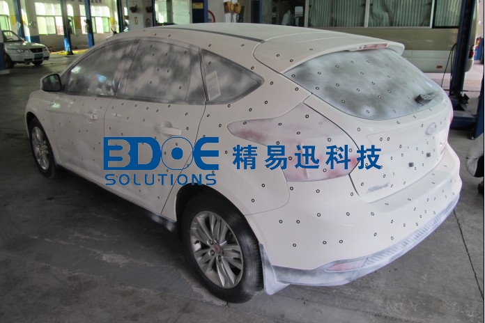 汽車車身整車掃描實例