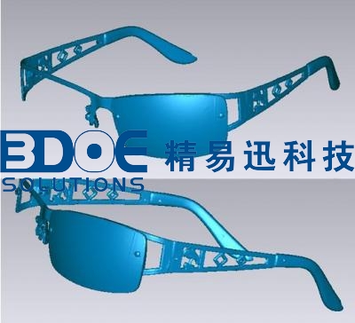 眼鏡三維掃描實(shí)逆向設(shè)計(jì)案例