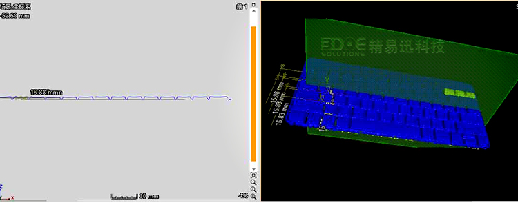 鍵盤三維掃描檢測(cè)
