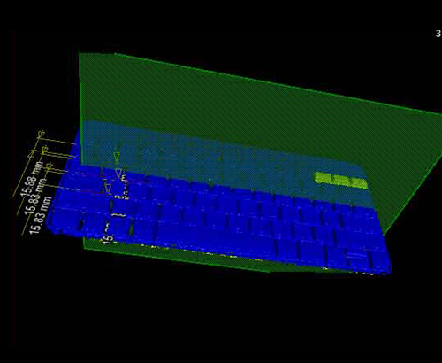 電腦鍵盤產(chǎn)品缺陷檢測-三維檢測